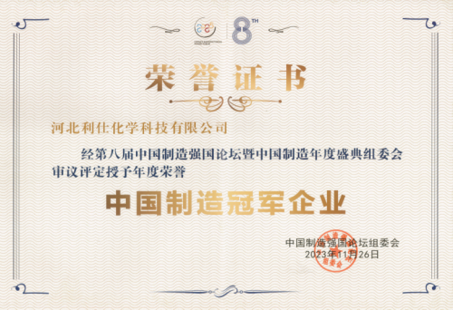 河北利仕化学科技有限公司受邀出席2023(第八届)中国制造强国论坛(图5) 河北利仕化学科技有限公司受邀出席2023(第八届)中国制造强国论坛(图5)