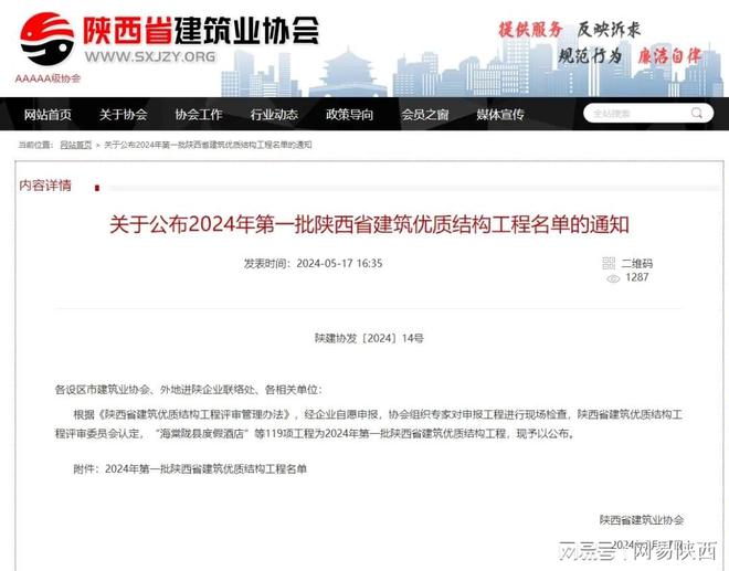经开区企业快讯丨四方监理承监的多个项目获评“陕西省建筑优质结构工程”!(图1) 经开区企业快讯丨四方监理承监的多个项目获评“陕西省建筑优质结构工程”!(图1)