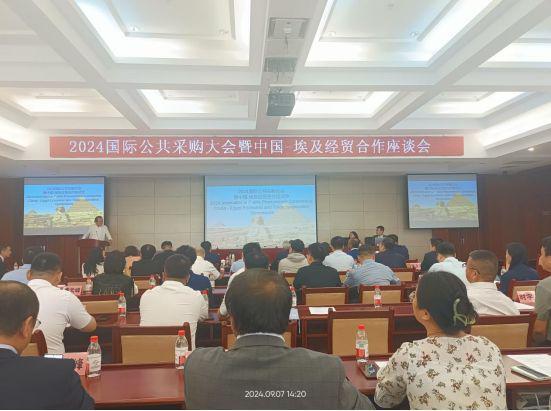 2024国际公共采购 暨中国-埃及经贸合作座谈会在京举行(图2)